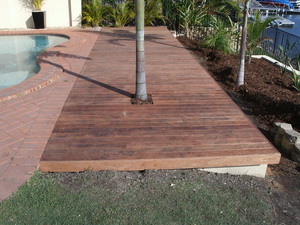 JRG Carpentry Pic 4 - Hardwood deck built by JRG CARPENTRY