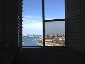 SP Screens Pic 5 - Fixed Window with views of Sydney Harbour