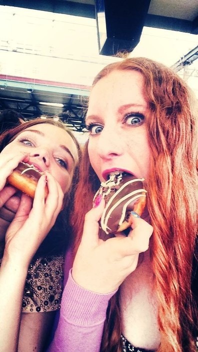 Krispy Kreme Pic 1 - My friend and I go a litle crazy woth these