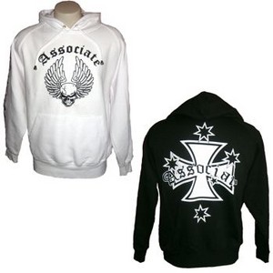 Associate Clothing Pic 3 - Hoodies Associate Skull Front