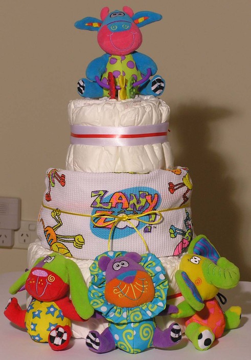 New Essentials Pic 1 - essential zany zoo nappycake 3 tier