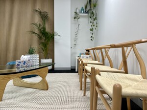 SPYNE Chiropractic Pic 5 - SPYNE Chiropractic Rhodes Sydney waiting room 2