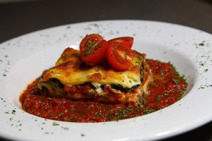 District 5 Bistro Pic 2 - Vegetarian lasagne