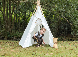 Rainbows and Clover Pic 2 - regularsize teepee dream catcher by Rainbows and Clover Alstonville Australia