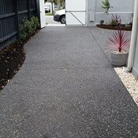 Audet Paving & Landscapes Pic 5 - Pebblemix concrete