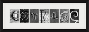 Wow Letter Art Pic 3 - Framed Name Art from Wow Letter Art