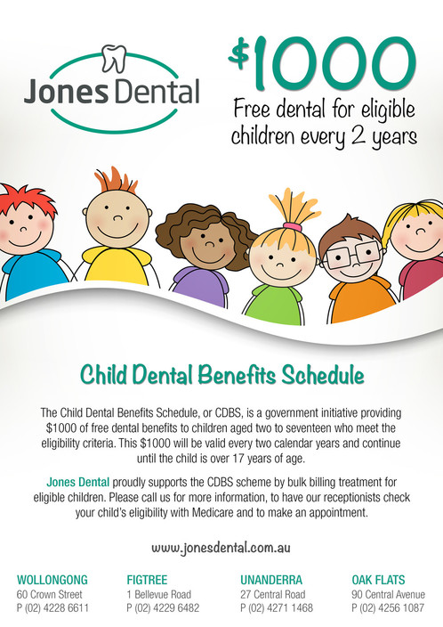 Jones Dental Pic 1 - Jones Dental Bulk Bills treatment for eligible children under the CDBS medicare scheme