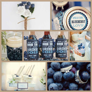 Coolaz Design Pty Ltd Pic 3 - Blueberry Themed Wedding Stubby Holders