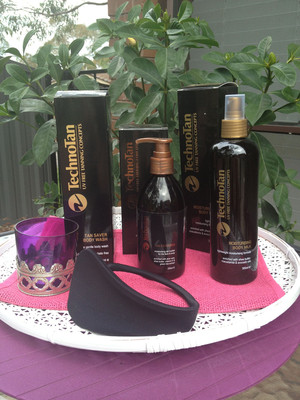 Glamourous Body Solutions Pic 4 - Tanning Essentials Reusable C String Tan Extender Body Wash Moisturising Body Milk