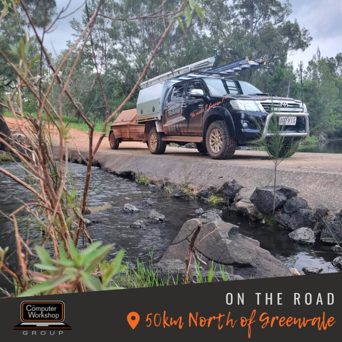 On The Road Computers Pic 1 - The feeling of being on the open road never gets old Here at The Computer Workshop Group our incredible team of technicians really do love exploring North Queensland during their travels