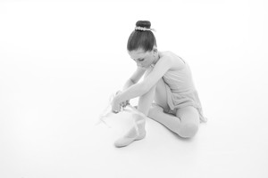 Freedom Images Photography Studio Pic 3 - A disciplined young dancer getting ready to perform