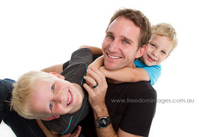 Freedom Images Photography Studio Pic 4 - Brothers having fun with their Dad