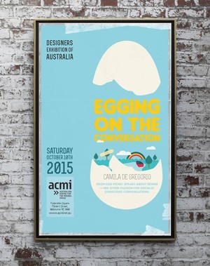 ZEUG Pic 4 - ACMI Designers Exhibition Egg Picnic Poster