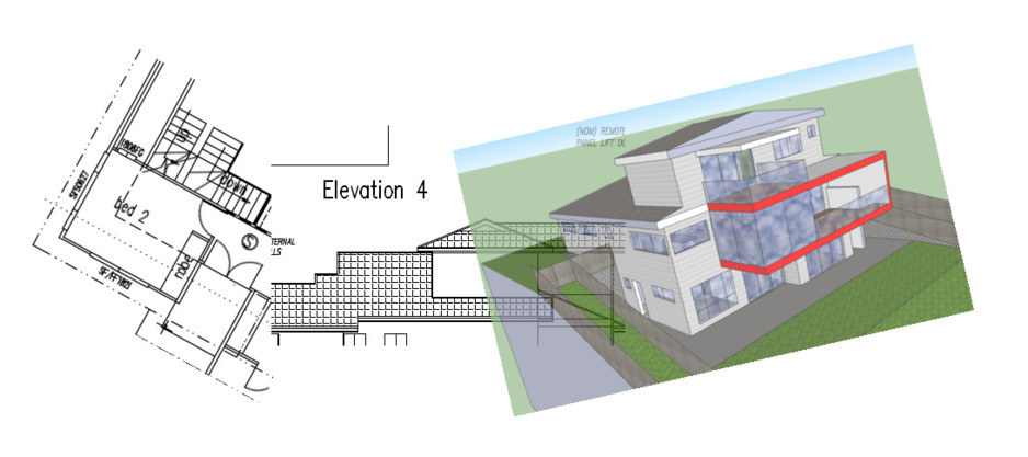 2D Plans To 3D Concepts Pic 1 - Convertion of 2D Plans into a 3D concept