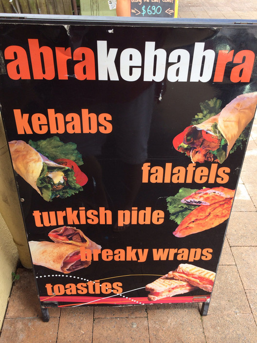 Abrakebabra Pic 1 - Menu board