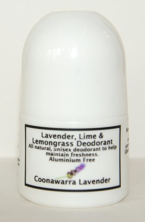 Coonawarra Lavender Pic 5 - Lime and Lemongrass Natural Deodorant Aluminium Free