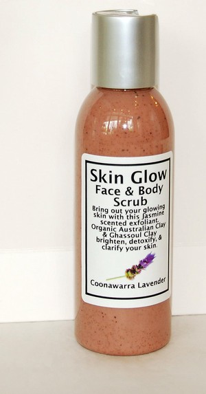 Coonawarra Lavender Pic 3 - Skin Glow Face and Body Scrub with Jasmine Essential Oil