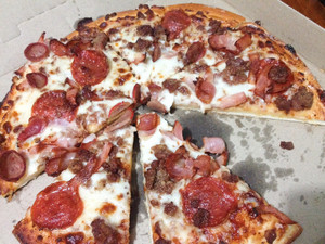 Domino's Pizza Palm Beach Pic 3 - Classic crust meatlovers pizza An allround favourite