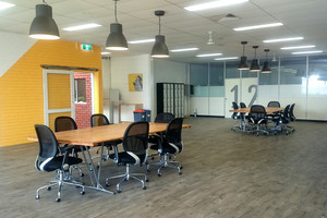 Sprout184 Pic 4 - Large open plan communal space approx 150 sqm Available for rent now hot desks communal tables shared space