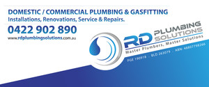 RD Plumbing Solutions Pic 4 - Master Plumbers Master Solutions