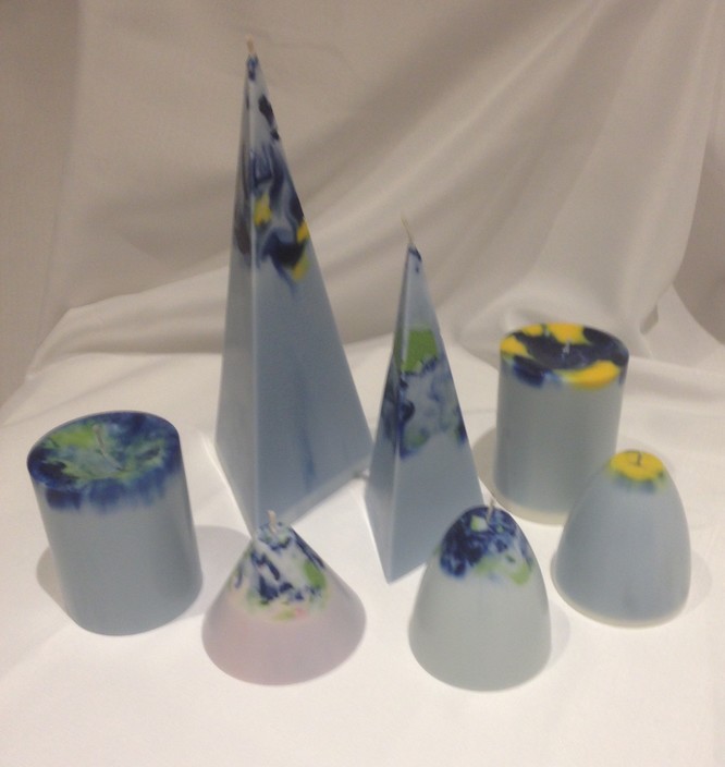 byvonne Pic 1 - A selection of unique handmade pillar candles