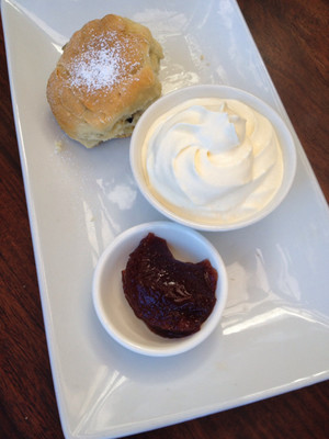 Sanctuary Cafe Pic 3 - Scone and cream