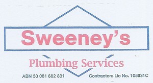 Sweeney's Plumbing Service Pty Ltd Pic 2