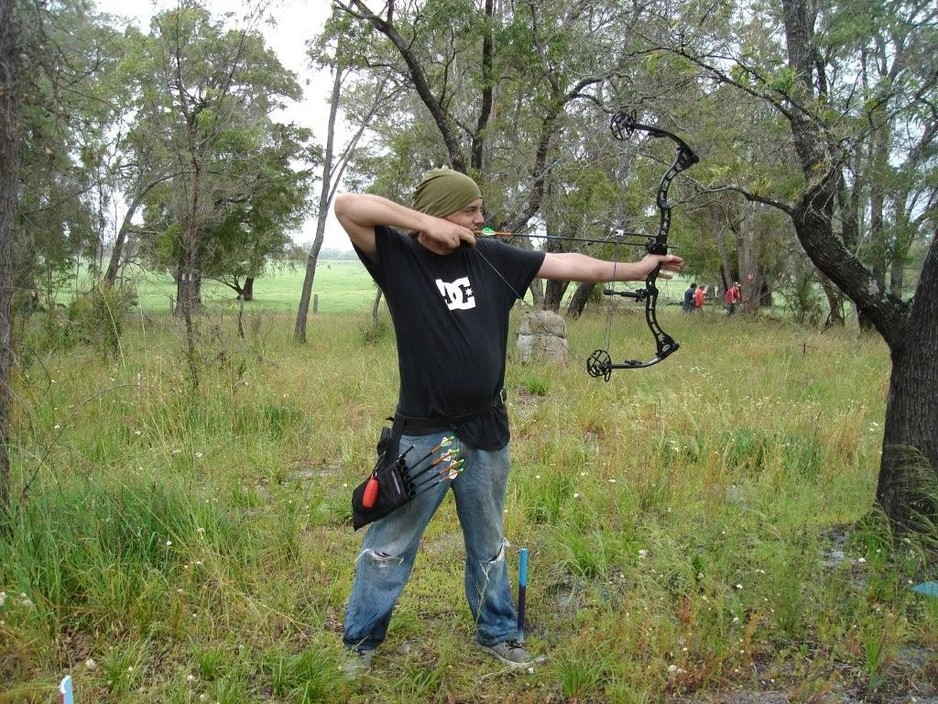 South West Bowmen Club Pic 1 - Remus out on the range