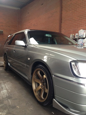 In The Detail Pic 3 - Nissan Stegea Wax and Polish