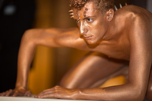 Human Statue Bodyart Pic 2 - Bronze human statue