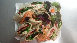 orixi cafe Pic 5 - an example of our wraps