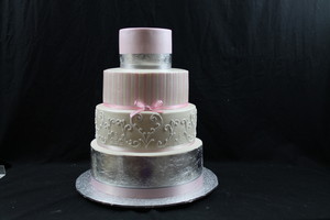 Party Cakes Whitsunday Pic 2 - Elegant four tier wedding cake