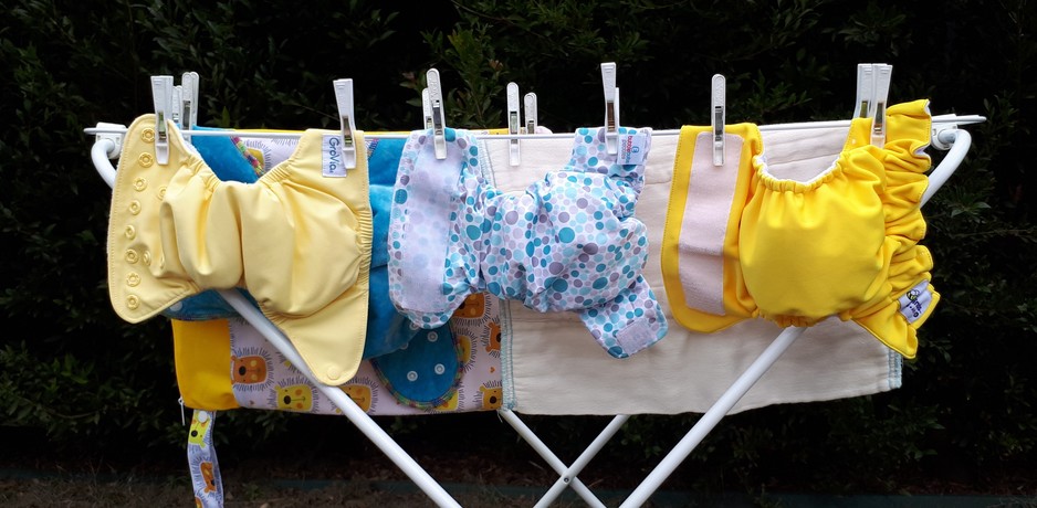 Clean Cloth Nappy Hire Pic 1 - Super cute minimal landfill