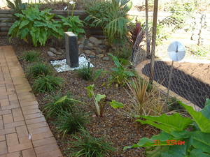 Michael's Mowing & Maintenance Pic 3 - pebbles or mulch