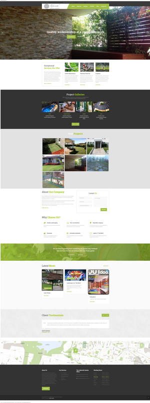 Shine Online Pic 2 - Shine Online made this beautifully designed website for The Labyrinth Gardens