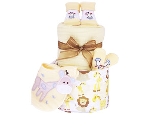 Gift Basket Boutique Pic 3 - Safari Nappy Cake