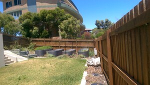 Action Gardens Services Pic 3 - Remove raised vegetable beds and renovate to new lawn