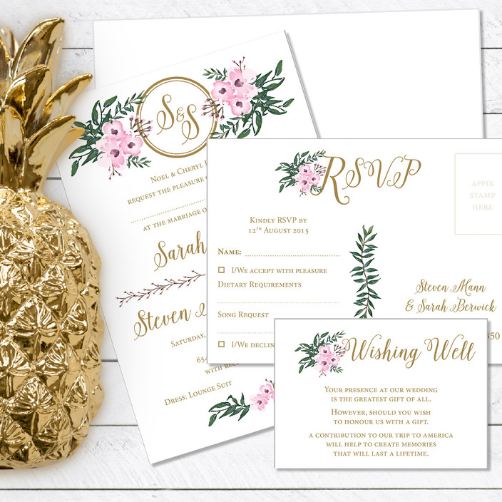 Devereux Creative Pic 1 - Designer card wedding invitation rsvp card and wishing well