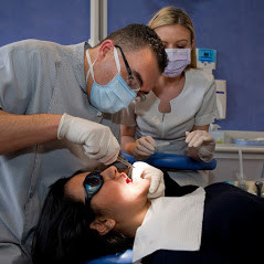 Epping Dentist Denta Service Pic 5 - Epping dentist working on patient in Denta Service clinic