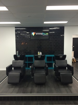 Vivid Hue Hair Studio Pic 5 - Our salon is modern clean and bright