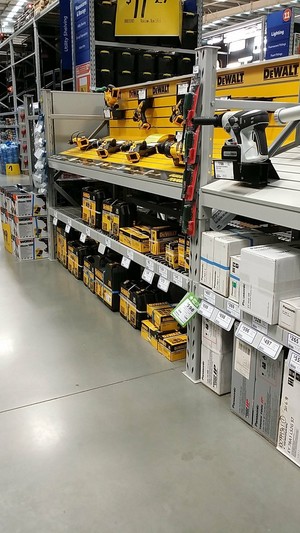 Masters Hardware Pic 2 - Dewalt tools have their own section