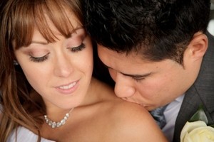 Unique Makeup Artistry Pic 3 - Bride Vesna and her husband on their special day