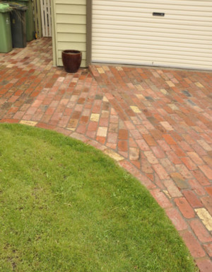 Done and Dusted Maintenance Services Pic 2 - Solid brick paving of a double driveway and courtyard