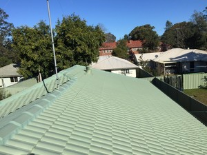 HRG roofing Pic 3 - roof restoration on the Richmond RAAF Base