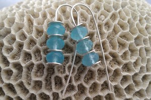 Georgina Dunn Jewellery Pic 2 - Amazonite and sterling silver earrings