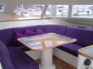 Whitsunday Luxury Catamarans Pic 5 - Fusion 40 Saloon