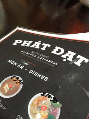 Phat Dat Restaurant Pic 4 - Specialty and most ordered dishes menu