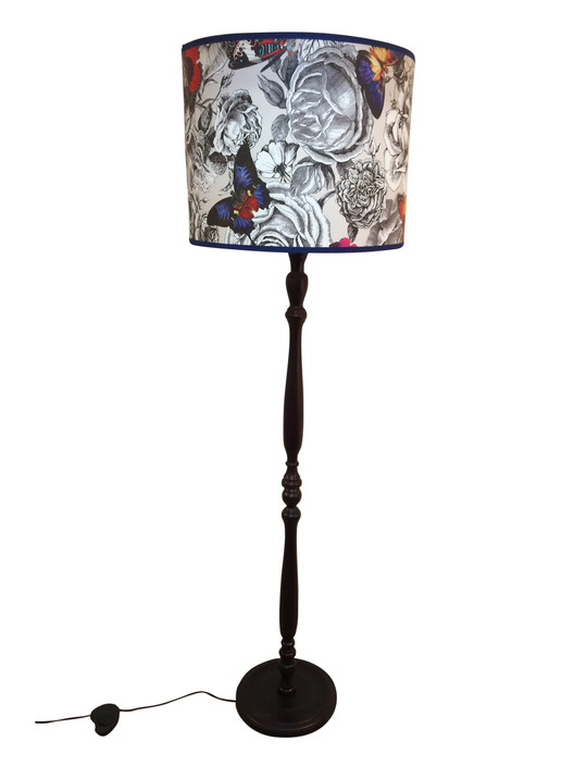 Shady Designs Lampshades Pic 1 - Butterfly Garden Floor Lamp