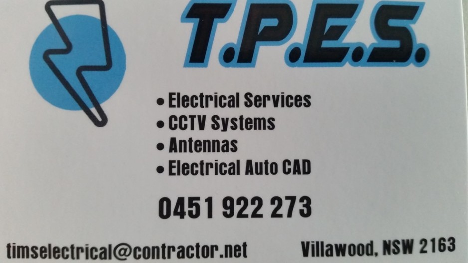 Tim's Professional Electrical Services -(T.P.E.S). Pic 1