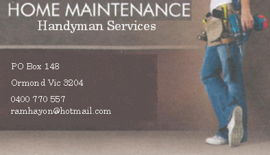 Home Maintenance Handyman Services Pic 1 - Home Handyman